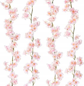 Mesterséges Kúszónövény Girland Vadrózsa Cseresznye 200 cm