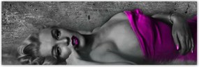 Poszterek 200x66 Rózsaszín Marilyn Monroe