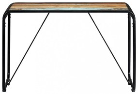 tömör újrahasznosított fa étkezőasztal 118 x 60 x 76 cm