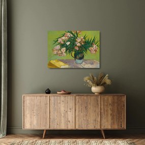 Üveg kép - Vincent van Gogh, Oleanders, reprodukciók (70x50 cm)