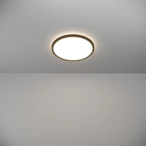 Eglo 901438-LED ROVITO fürdőszobai mennyezeti lámpa 13,9W/230V, 30cm, IP44, feke
