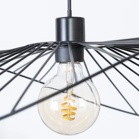 Brilagi - LED függeszték kábelen CERIA WIRE 1xE27/40W/230V 60x80 cm fekete