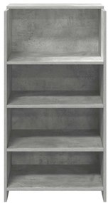 recepciós pult betonszürke 55x50x103,5 cm szerelt fa