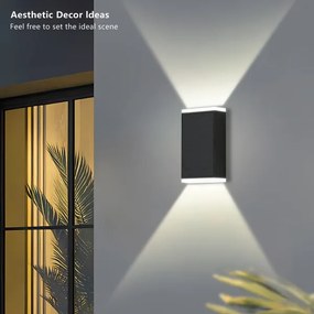 Brilagi - SUN GUARD LED 2W/3,7V 2000mAh IP45 napelemes fali lámpa