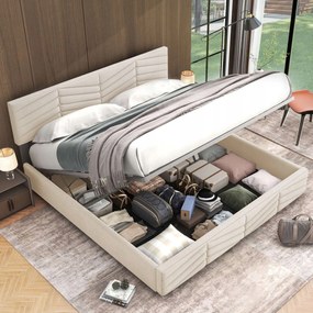 Kárpitozott ágy, franciaágy 180x200 bársony