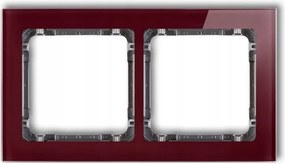 Keret 2x bordó/grafit 14-11-DRS-2 Deco Karlik