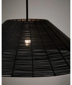 Fekete lámpabúra ø 70 cm Saranella – Kave Home