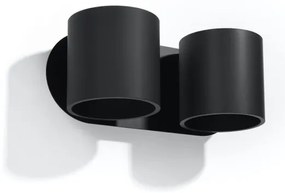 Sollux SL.0660 - Fali spotlámpa ORBIS 2xG9/40W/230V fekete