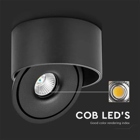 LED Spotlámpa LED/20W/230V 3000/4000/6400K fekete