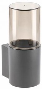 Lámpa Kerti lámpatest MEDIO-AU, E27, MAX.15W, IP54, AC220-240V, 50-60Hz, falra szerelhető, grafit