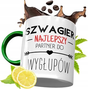 Zöld Bögre Sógornak Születésnapi Ajándék fényképes nyomtatással