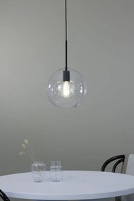 MARKSLÖJD 108506 PATERA Modern Függesztett Lámpa Fekete, Átlátszó E27 IP20