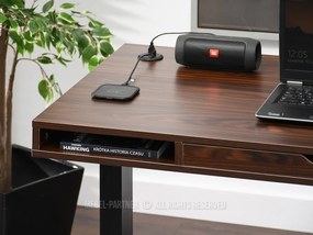 PC asztal Osto 120 (dió + fekete). 1109828
