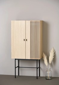 Komód "Array", 80 x 160 cm, 2 változat - Woud Variáns: diófa