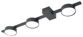 LED Mennyezeti lámpa JOY 3xGX53/6W/230V fekete
