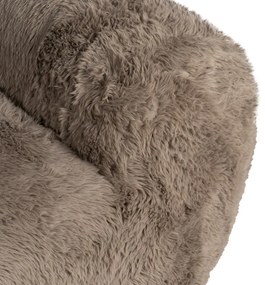 Barna fotel Teddy – Ixia