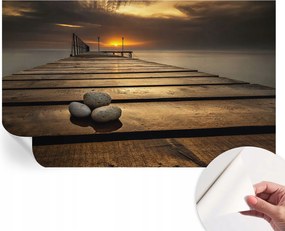 Modern öntapadós fotótapéta falra Naplemente 416x254 cm