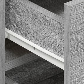 oldalszekrény Szürke Sonoma Szerelt fa 120 x 36 x 69 cm