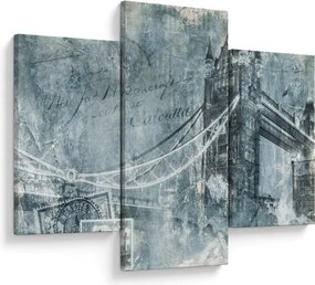 Kép - Tower Bridge hideg tónusokkal (90x60 cm)