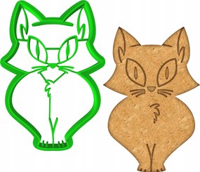 Forma Lyukasztó Sütemény- és Mézeskalácsvágó Halloween Cica Macska