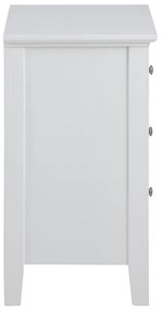 Linnea fehér éjjeliszekrény - Actona