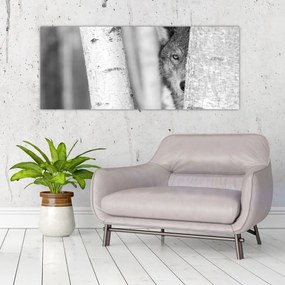 Kép - Farkas az erdőben (120x50 cm)