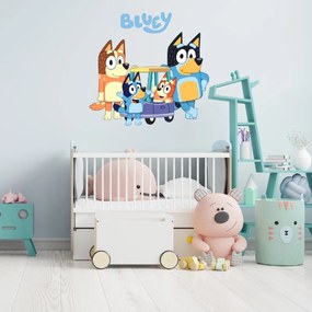 Textil falmatrica "Bluey"