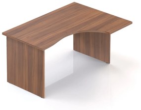 Ergonomikus asztal Visio 140 x 100 cm, jobb, dió