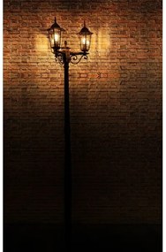 Kültéri lámpa 3xE27/20W/230V IP43 2,58 m fekete