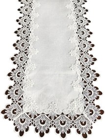 Gipszkarton Futófelület 80x140 Fehér Dekoratív Asztalhoz