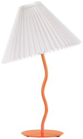 Narancssárga fém asztali lámpa 48 cm ALWERO Beliani