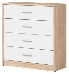 Komód Nepo Plus 7 (szonoma tölgy + fehér) . 1098311