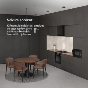 Klarstein Velaire beépített mikrohullámú sütő grillel | 1200 W grill | 850 W mikrohullámú sütő | 60 cm