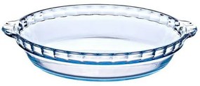Pyrex üveg tortaforma, 1,3 l, 23 cm átmérő