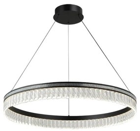 LED fényerőszabályozható kristálycsillár kábelre függesztett THALIA LED/55W/230V 3000-6000K + távirányító