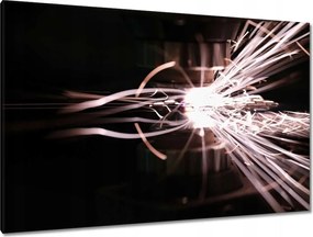 Festmények 120x80 Világos szikrák fémből
