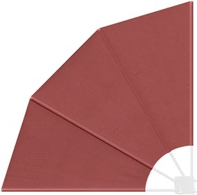 vidaXL Erkély adatvédelmi képernyő Terrakotta 115 x 115 cm Poliészter