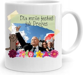 Vicces Bögre A Pis Elnökétől Jaroslaw Kaczynski fényképes nyomtatással