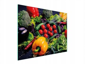 Üveg Vágódeszka 52x40 Zöldség Edzett Üveg