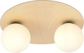 Emibig modern skandináv mennyezeti lámpa kenzo fehér barna emi1142/2b