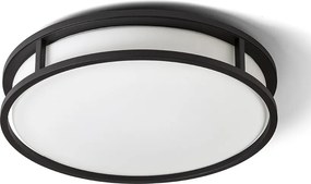 RENDL GRANDE LED 35 stropní opálové sklo/černá 230V LED 24W IP44 3000K