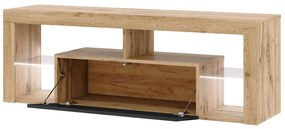 TV szekrény 140 cm Wotan tölgy színben – EVEREST HUGO