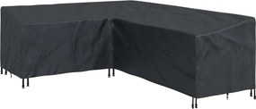 vidaXL Bútor takaró Fekete 250 x 180 x 80 cm 420D Oxford Szövet
