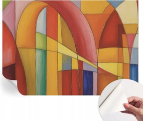 Mosható öntapadós fotótapéta étkezőbe Energia öntőformák 208x146 cm