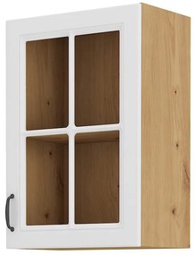 Felső konyhaszekrény Sheila 40 GS 72 1F (artisan tölgy + fehér). 1032460