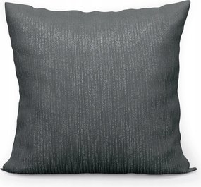 Párnahuzat 40x40 sötétszürke, lurex Emma