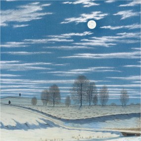 Flizelin tapéta Flizelin Fali Prémium Téli tájkép 250x250 Ragasztó