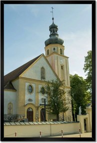 Poszterek keretben 40x60 Erdélyi templom