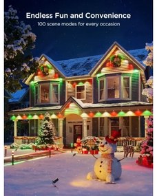 Govee - LED RGBIC Szalag Downlights 30m Wi-Fi Matter IP67