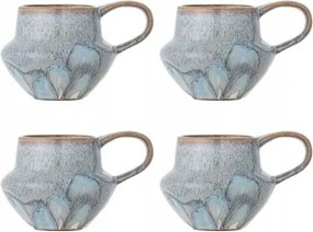 Bessie bögrék 4 db-os szett, kék, Bloomingville